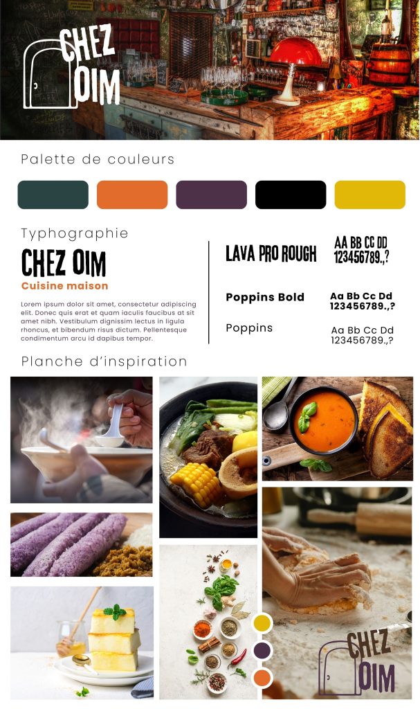 Brand Board Cuisine Fait Maison